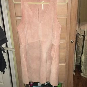 Free people retro love suede dress